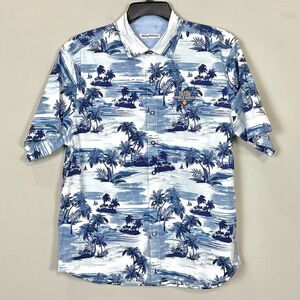 Tommy Bahama Tropical Horizons Shirt Short Sleeve New Collegiate NCAA Logo Sz XL